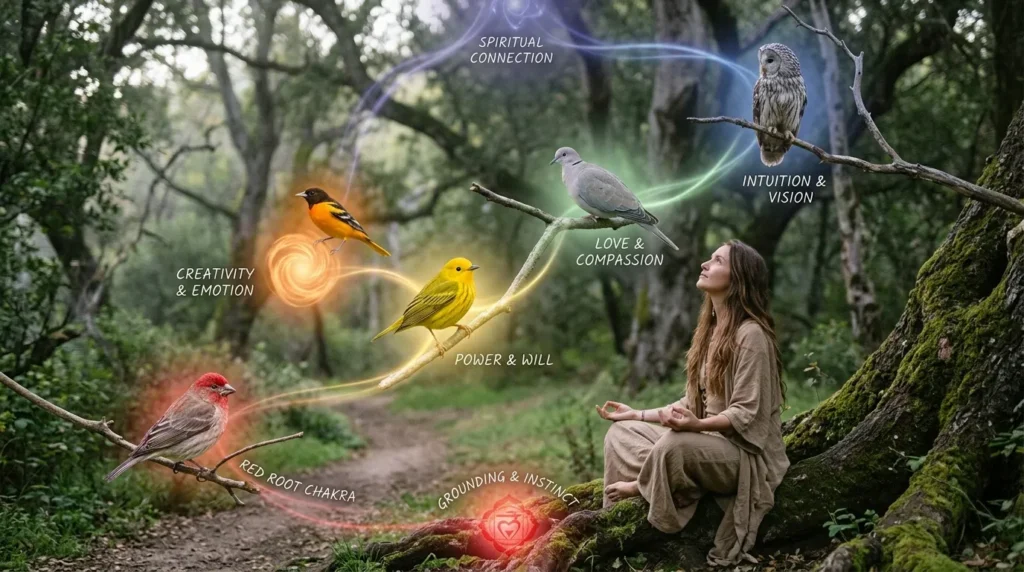 Birds in Dream Meaning and Chakras