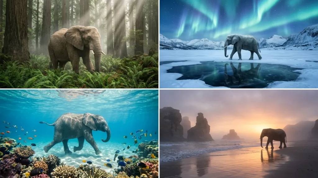 Different Elephant Dream Scenarios