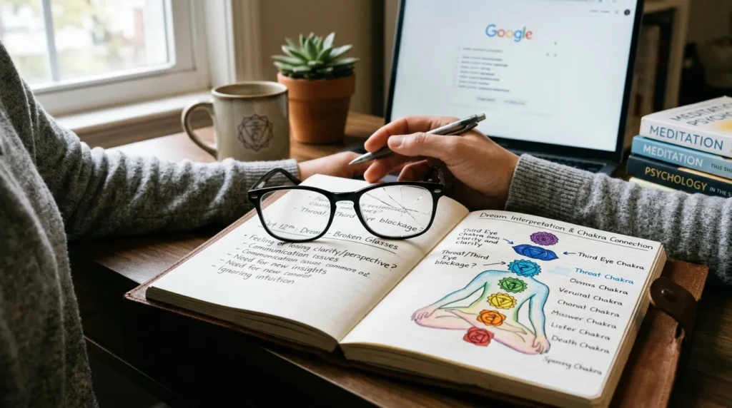 Broken Eyeglasses Dream Meaning and Chakras