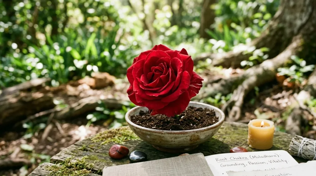 Chakra Connection: What Does a Red Rose Mean Spiritually?