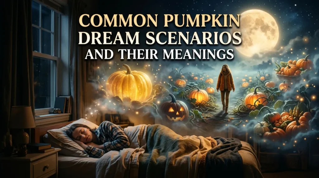 Common Pumpkin Dream Scenarios and Their Meanings
