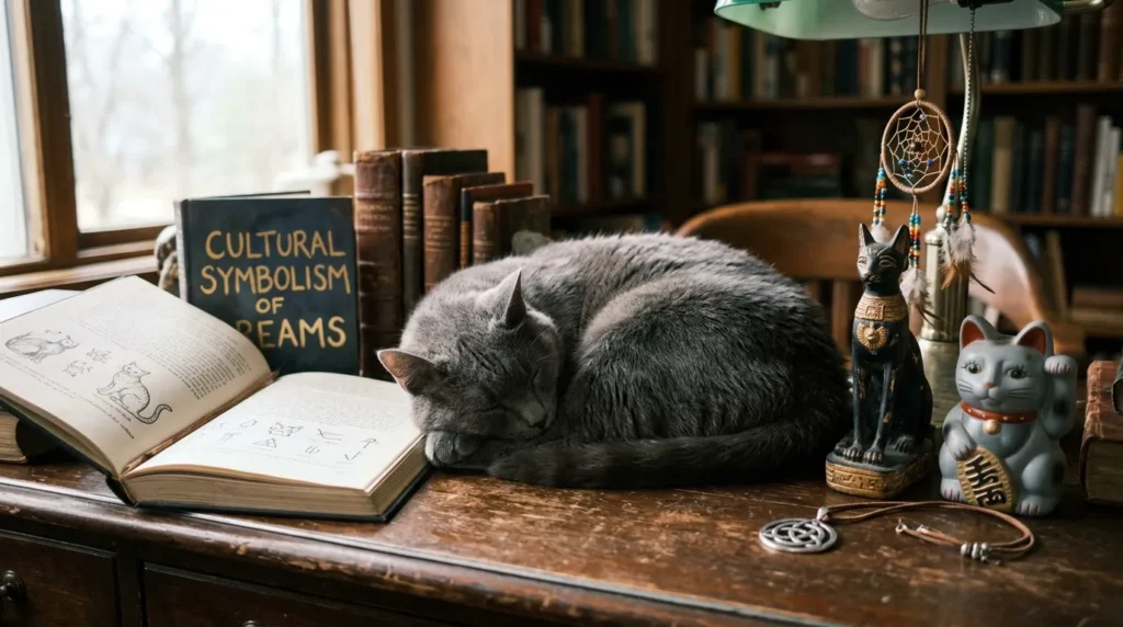 Cultural Interpretations of Gray Cat Dreams