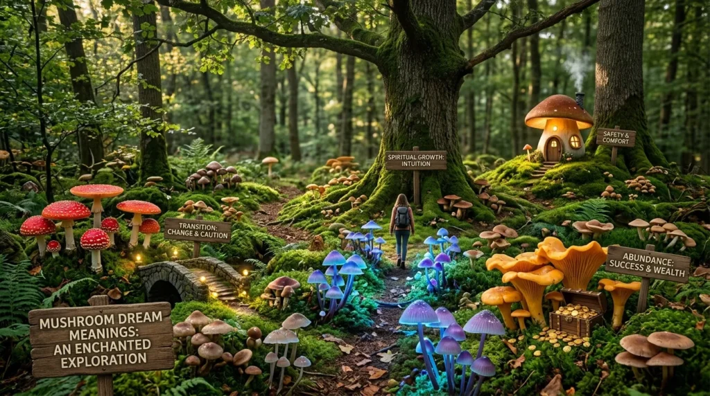 Different Mushroom Dream Scenarios and Their Meanings
