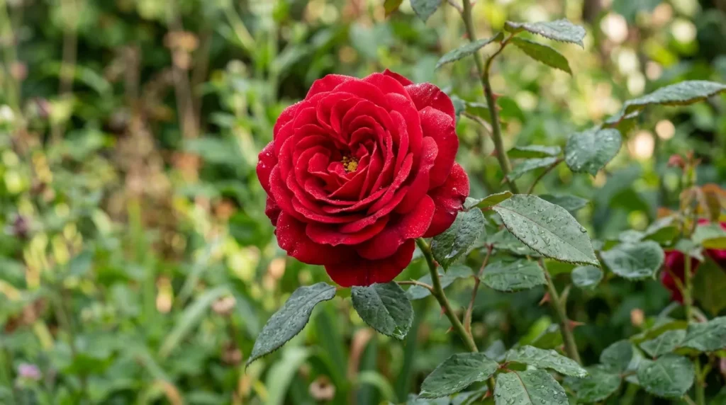 Dreaming of a Blooming Red Rose