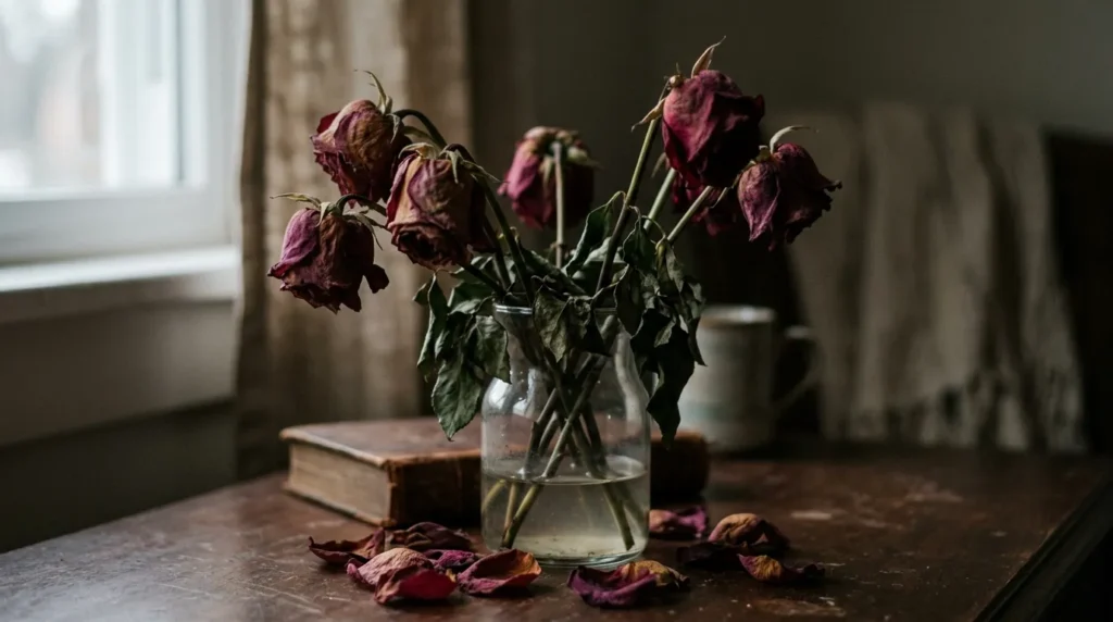 Dreaming of Dead or Wilted Roses