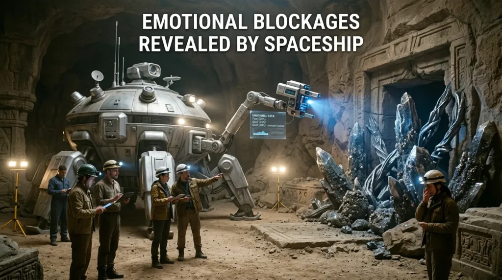 Emotional Blockages Revealed by Spaceship