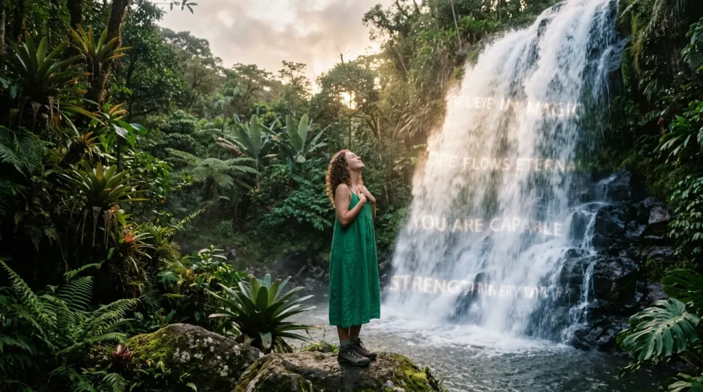 Positive Messages Hidden Within Waterfall Dreams