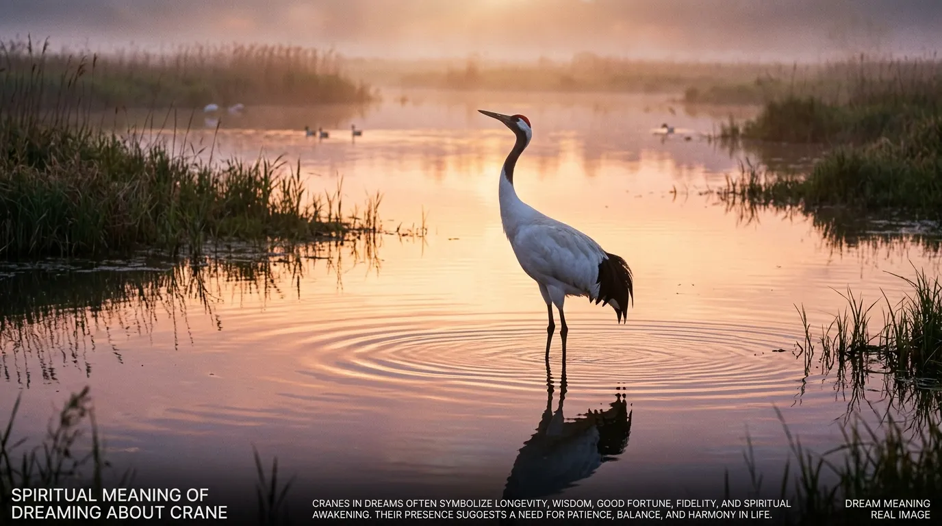 Spiritual Meaning of Dreaming About Crane Dream Meaning
