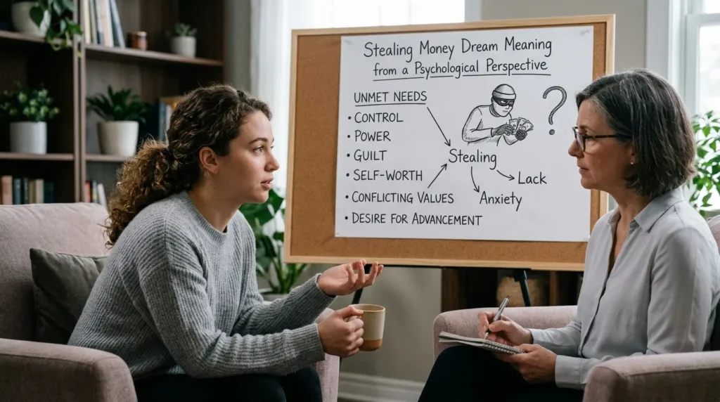 Stealing Money Dream Meaning from a Psychological Perspective