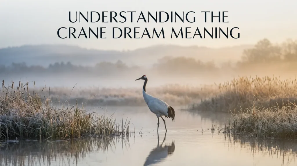 Understanding the Crane Dream Meaning