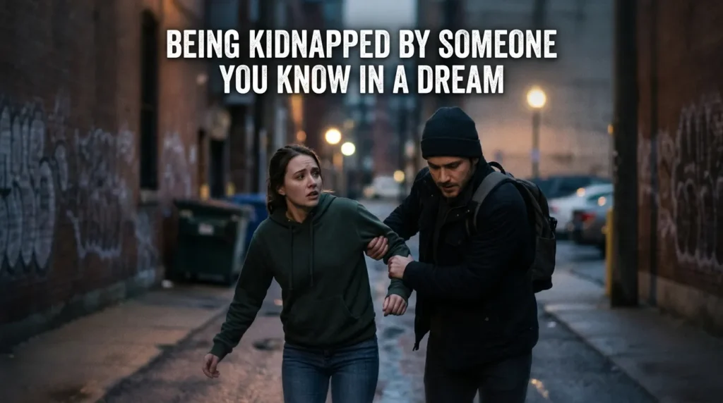 Being Kidnapped by Someone You Know in a Dream
