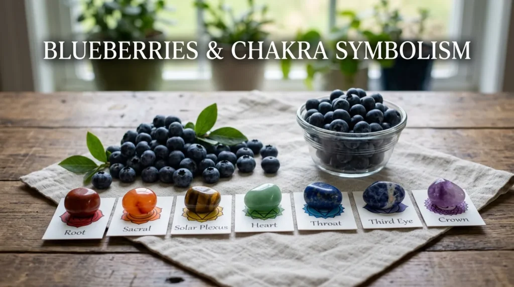 Blueberries and Chakra Symbolism