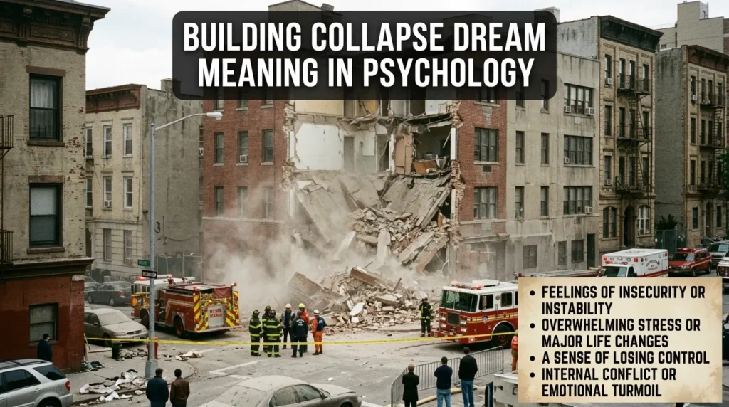Building Collapse Dream Meaning in Psychology