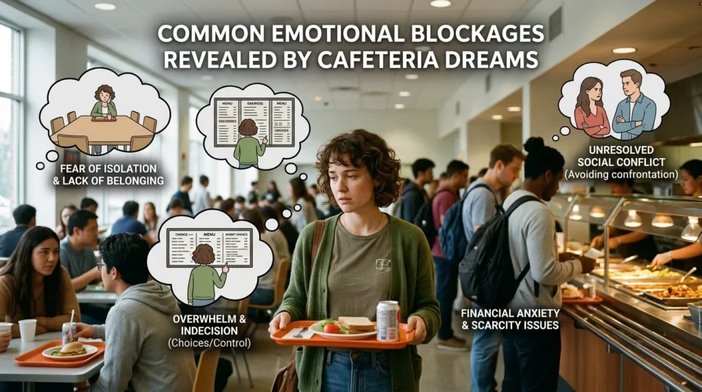 Common Emotional Blockages Revealed by Cafeteria Dreams