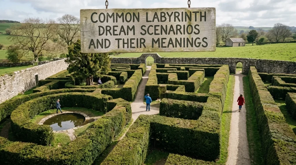 Common Labyrinth Dream Scenarios and Their Meanings