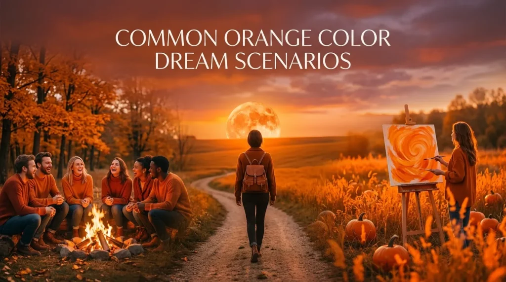 Common Orange Color Dream Scenarios