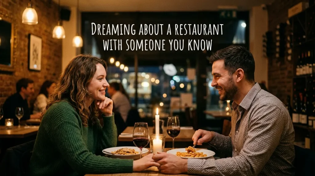 Dreaming About a Restaurant With Someone You Know