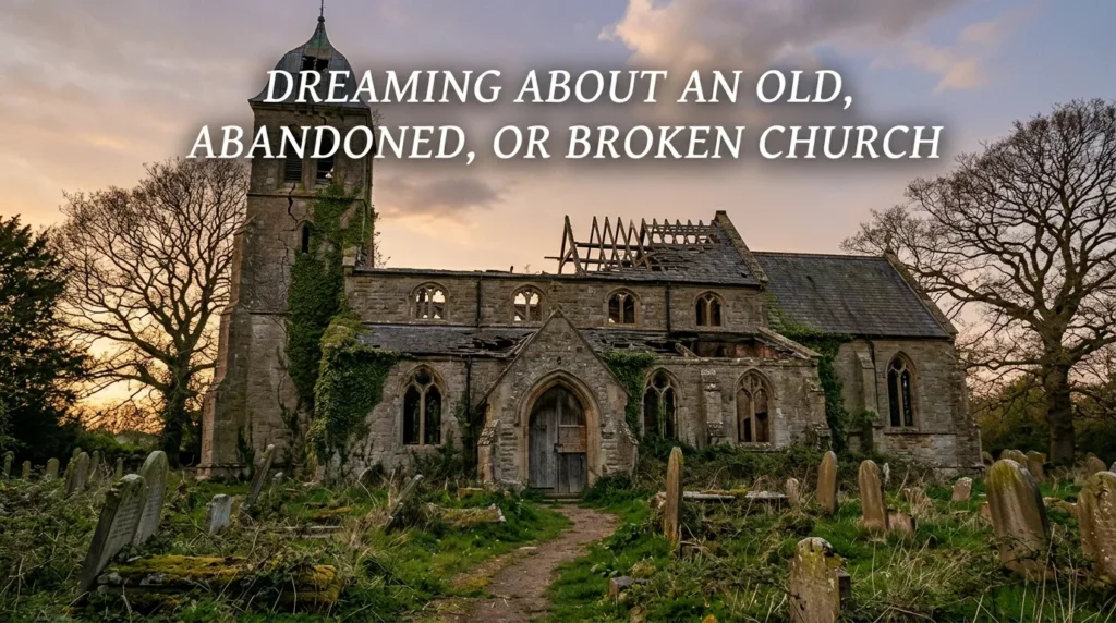Dreaming About an Old, Abandoned, or Broken Church