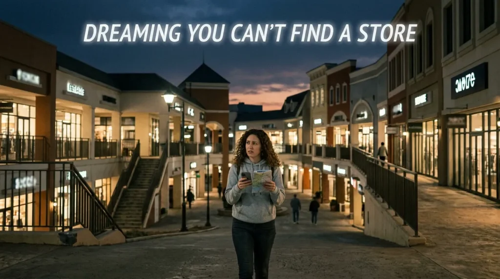 Dreaming You Can't Find a Store