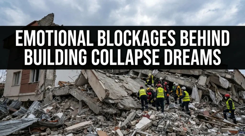 Emotional Blockages Behind Building Collapse Dreams