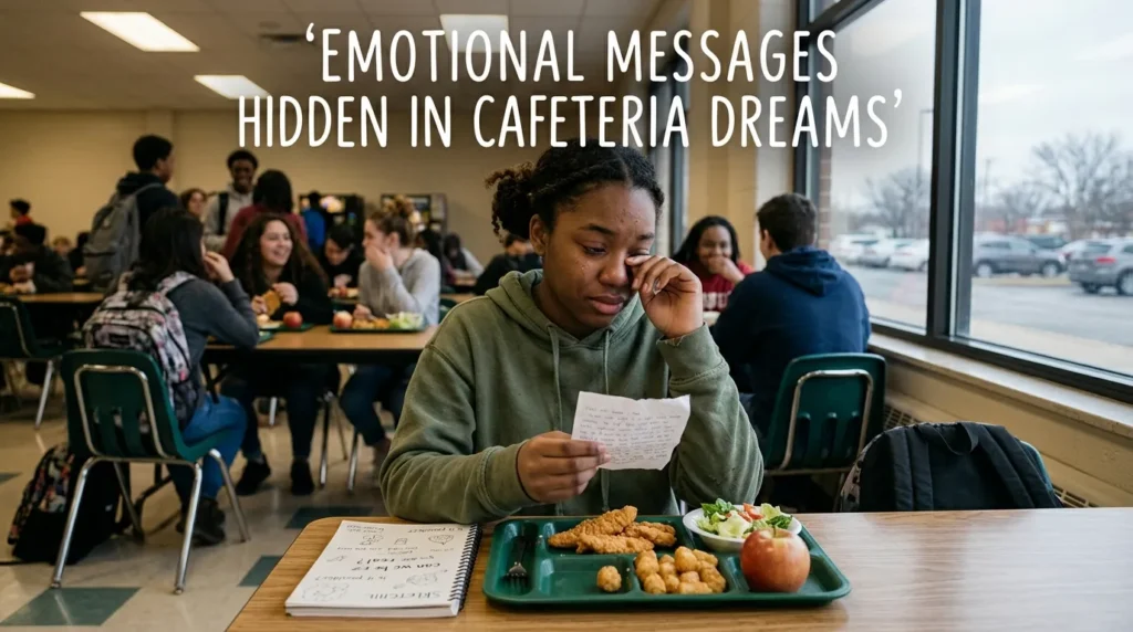 Emotional Messages Hidden in Cafeteria Dreams