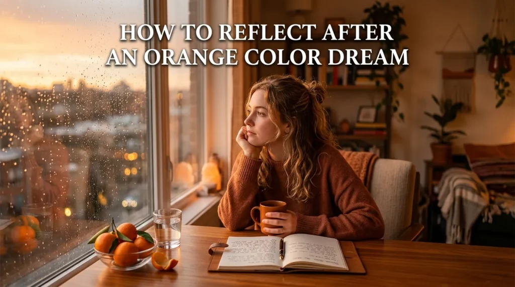 How to Reflect After an Orange Color Dream