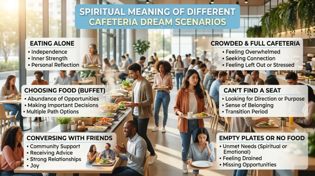 Spiritual Meaning of Different Cafeteria Dream Scenarios