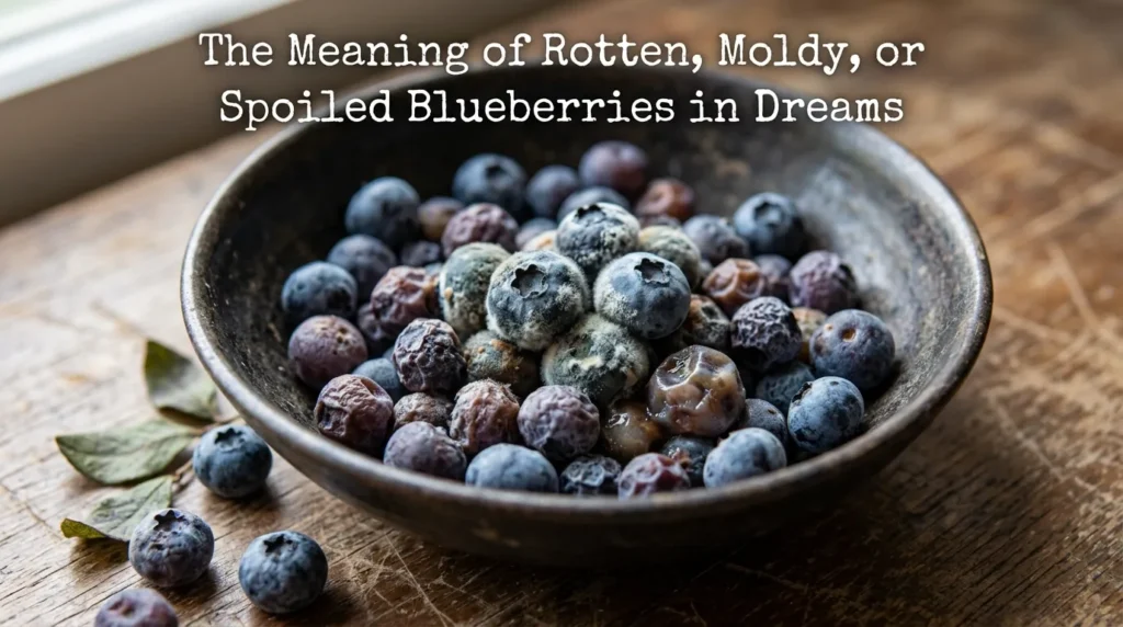 The Meaning of Rotten, Moldy, or Spoiled Blueberries in Dreams