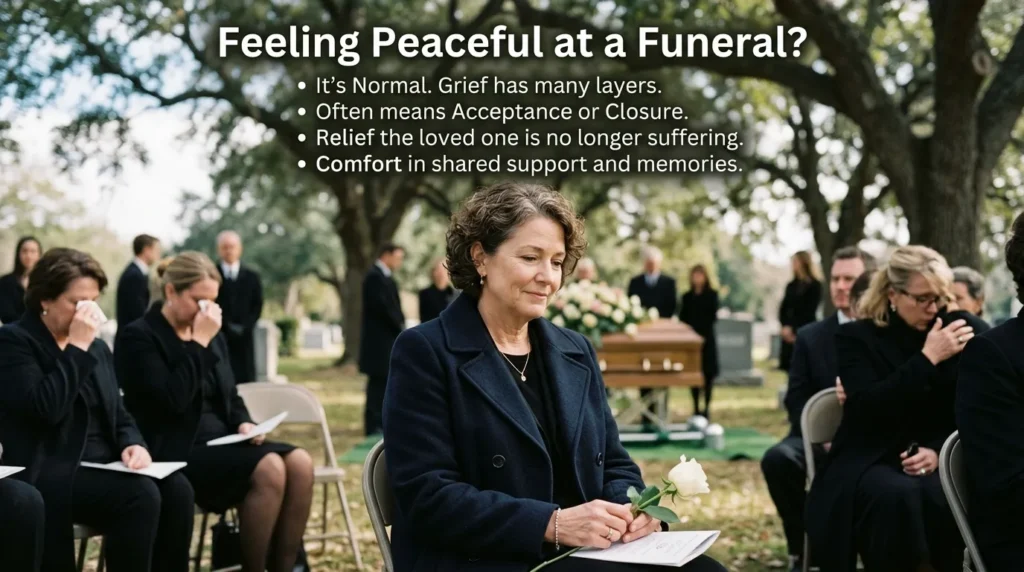 What Does It Mean If You Feel Peaceful at the Funeral?