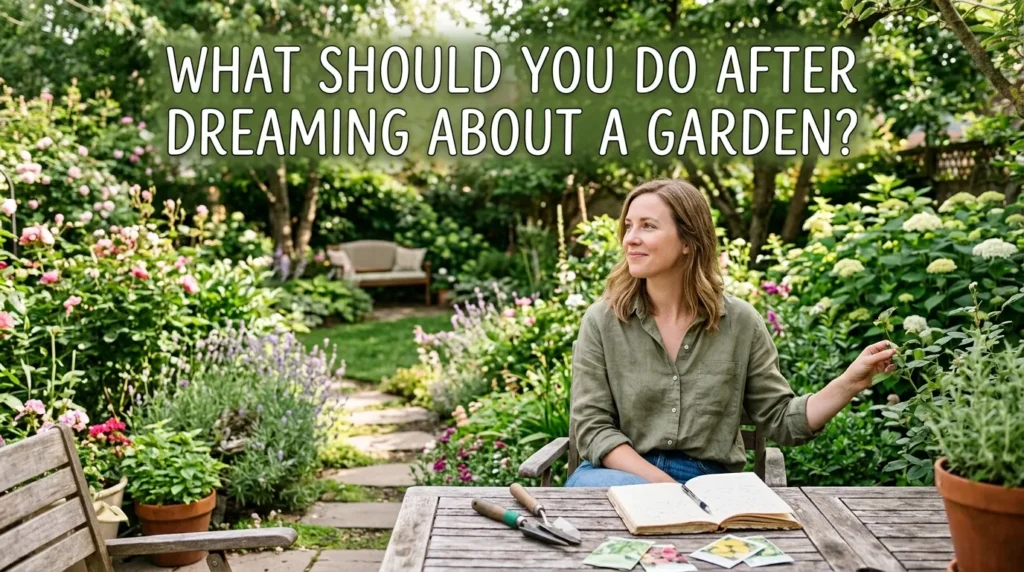 What Should You Do After Dreaming About a Garden?