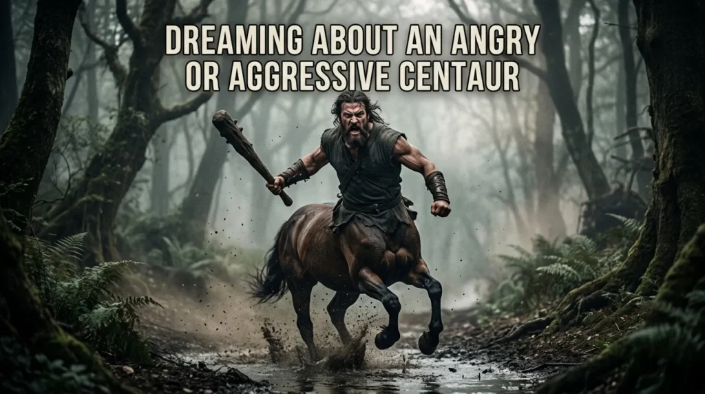 Dreaming About an Angry or Aggressive Centaur