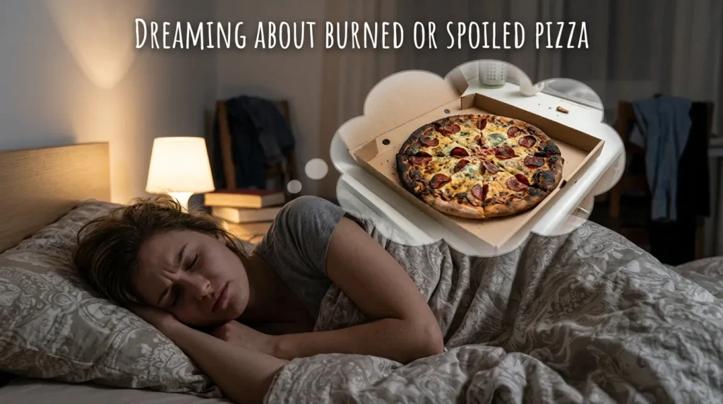 Dreaming About Burned or Spoiled Pizza
