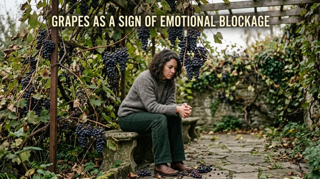 Grapes as a Sign of Emotional Blockage