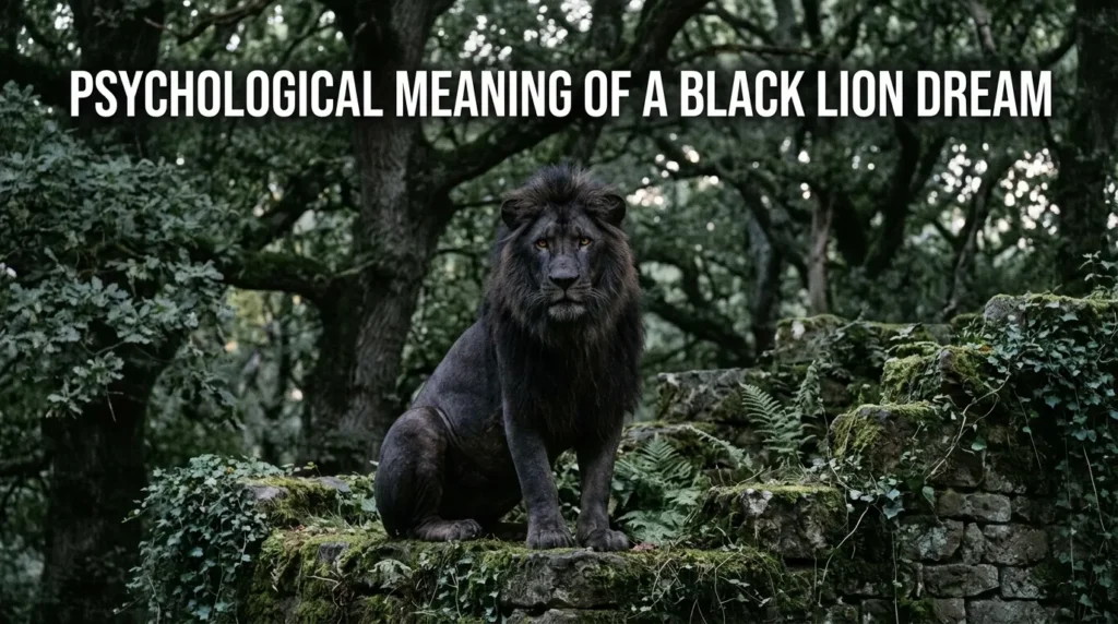 Psychological Meaning of a Black Lion Dream