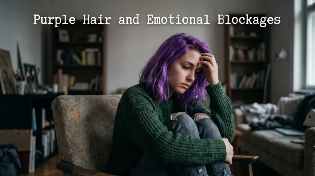 Purple Hair and Emotional Blockages