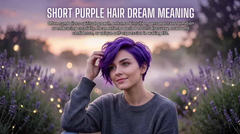 Short Purple Hair Dream Meaning