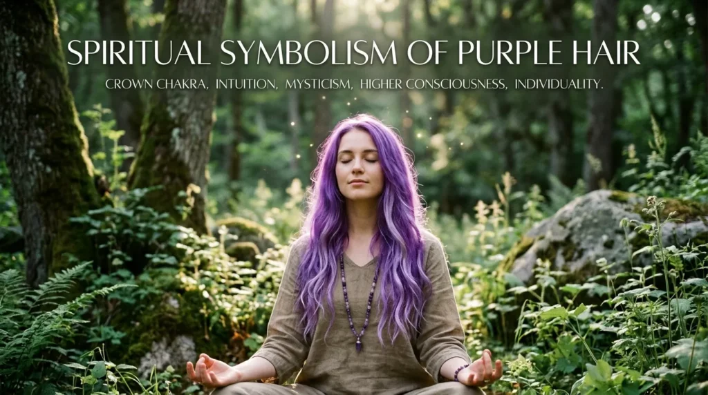 What Does Purple Hair Symbolize Spiritually?