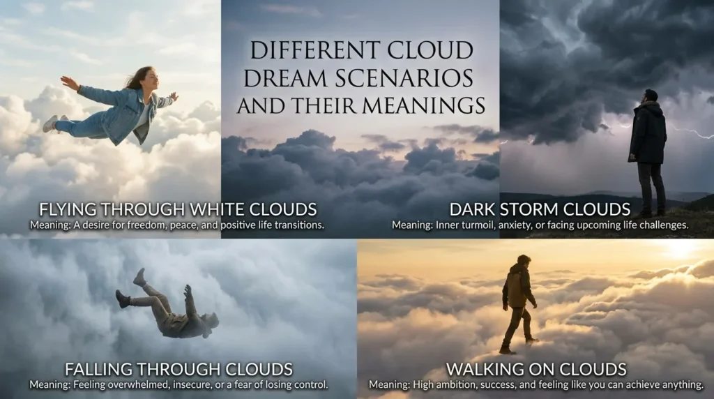Different Cloud Dream Scenarios and Their Meanings