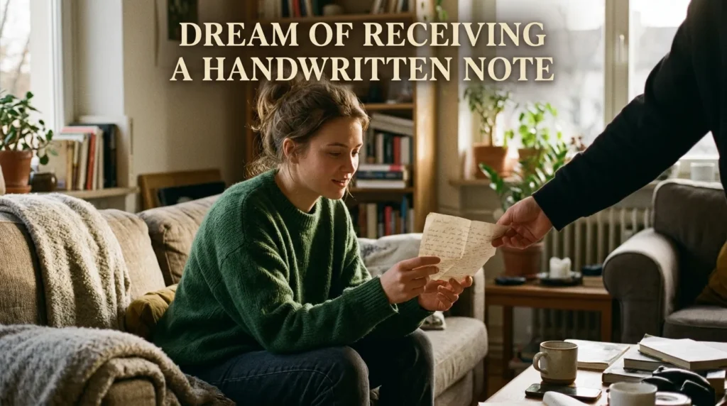 Dreaming of Receiving a Handwritten Note