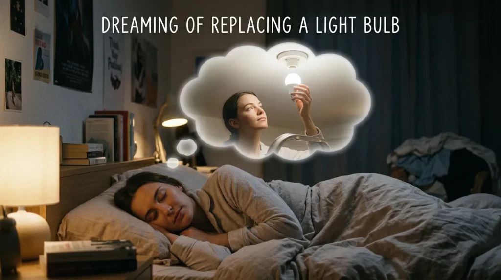 Dream of Replacing Light Bulb