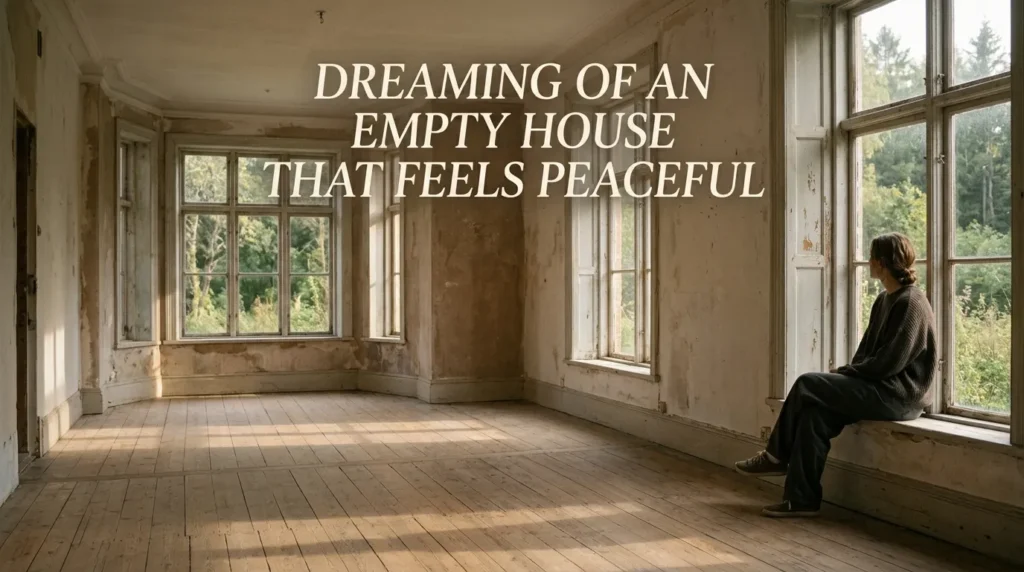 Dreaming of an Empty House That Feels Peaceful