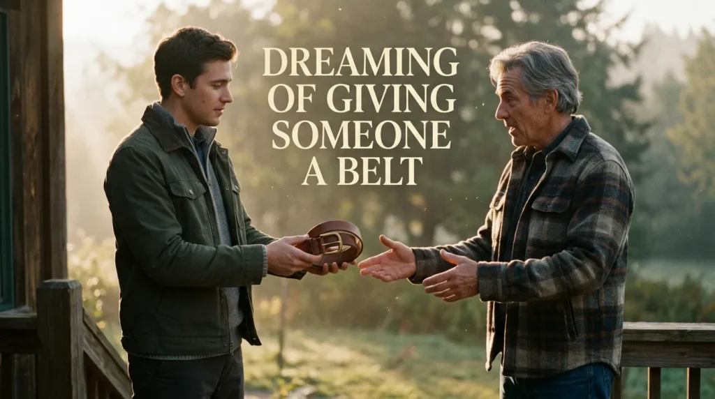 Dreaming of Giving Someone a Belt