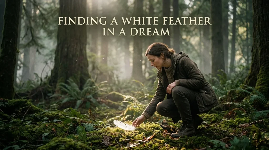 Finding a White Feather in a Dream