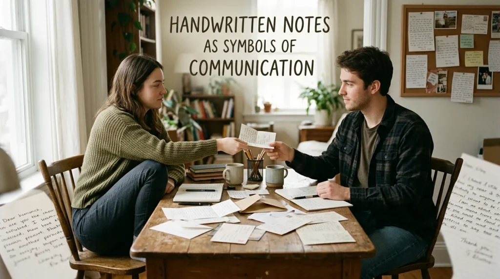 Handwritten Notes as Symbols of Communication