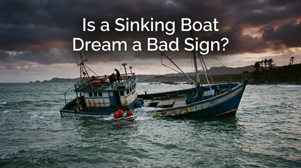 Is a Sinking Boat Dream a Bad Sign?