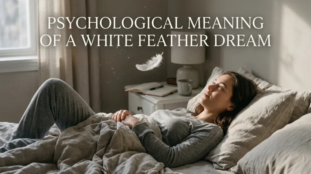 Psychological Meaning of a White Feather Dream