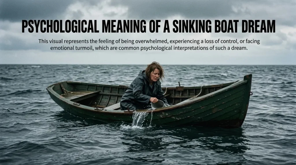 Psychological Sinking Boat Dream
