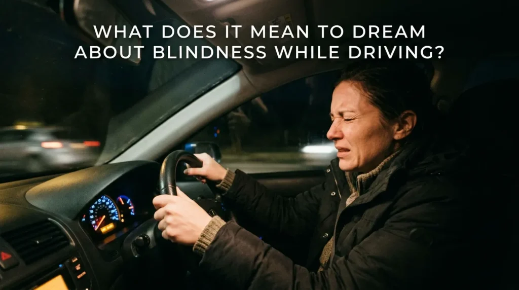 What Does It Mean to Dream About Blindness While Driving?