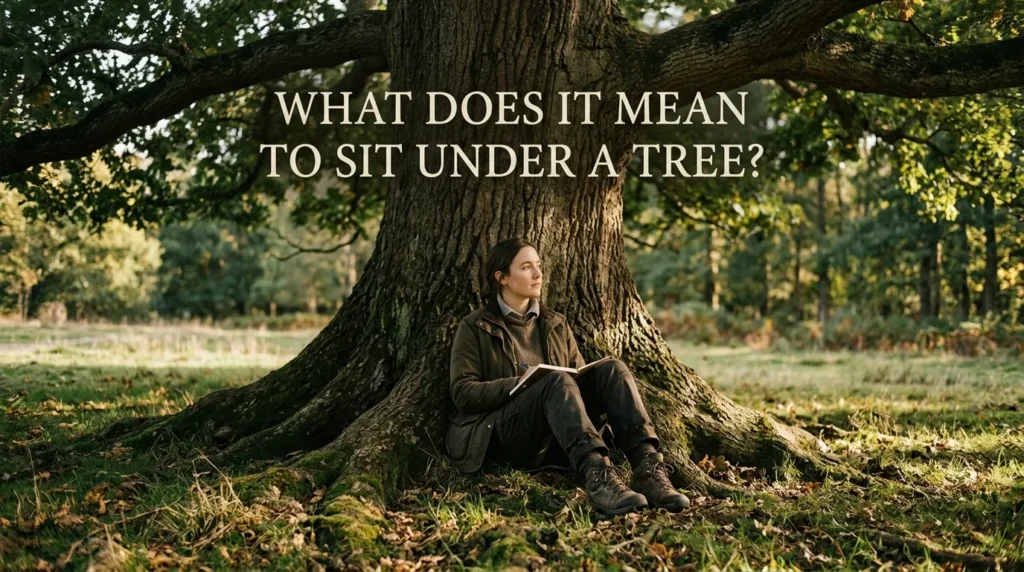 What Does It Mean to Sit Under a Tree?