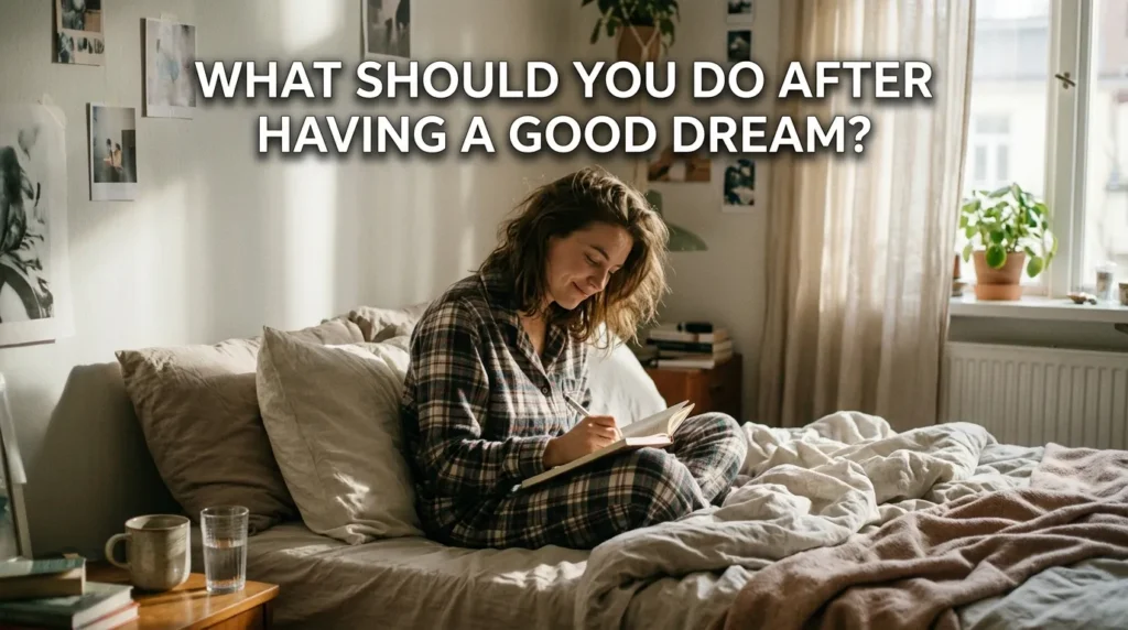 What Should You Do After Having a Good Dream?